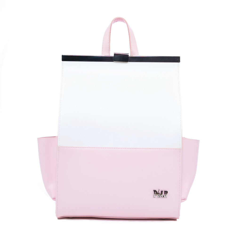 PóAR Backpack  Pink And White - PóAR® Wear